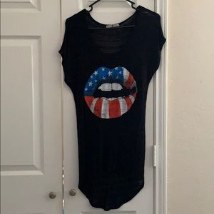 Mouth/Patriotic Shirt